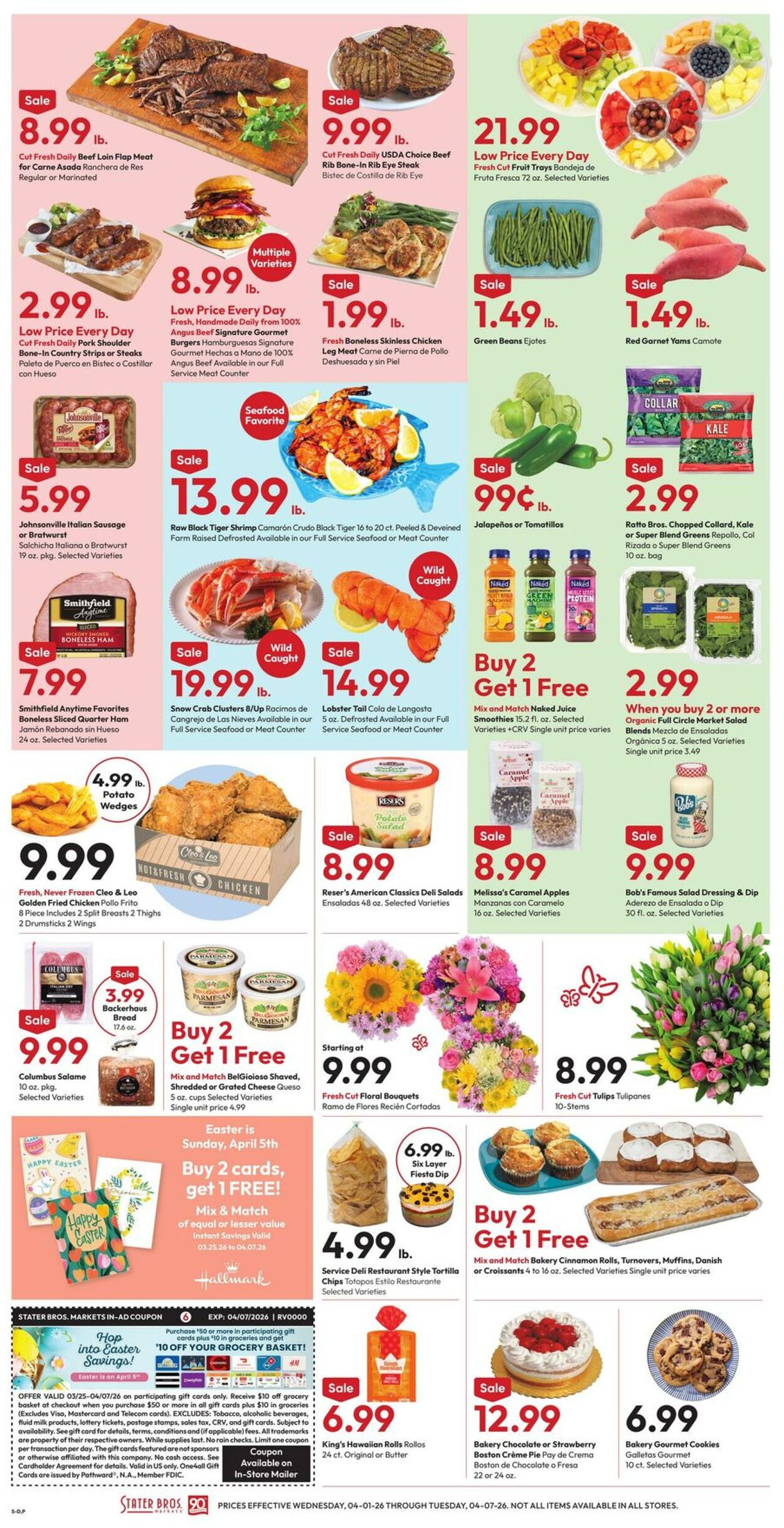 Weekly ad Stater Bros 04/01/2026 - 04/07/2026