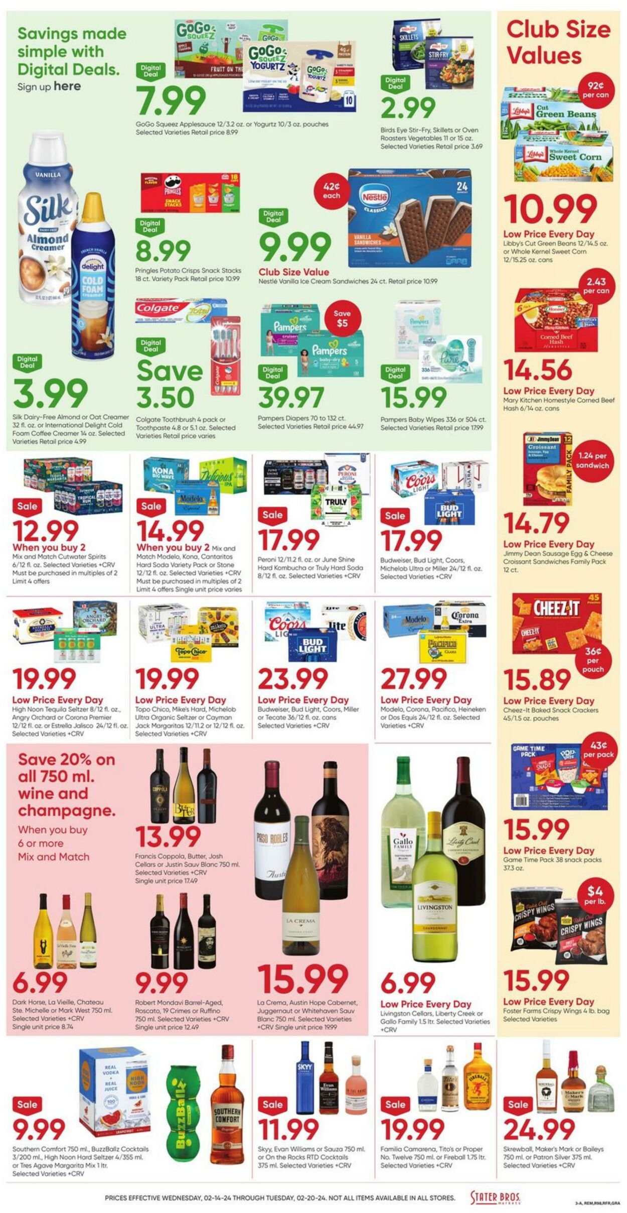 Weekly ad Stater Bros 02/14/2024 - 02/20/2024