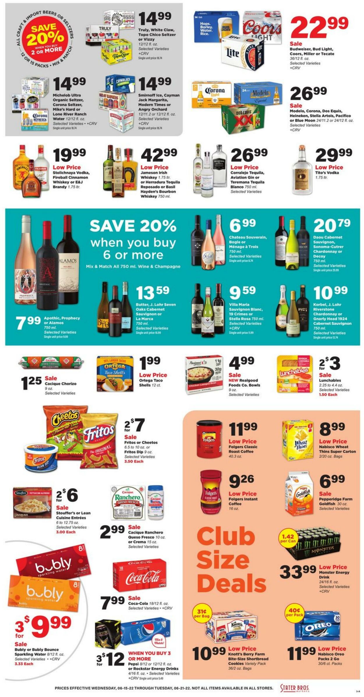 Weekly ad Stater Bros 06/15/2022 - 06/21/2022