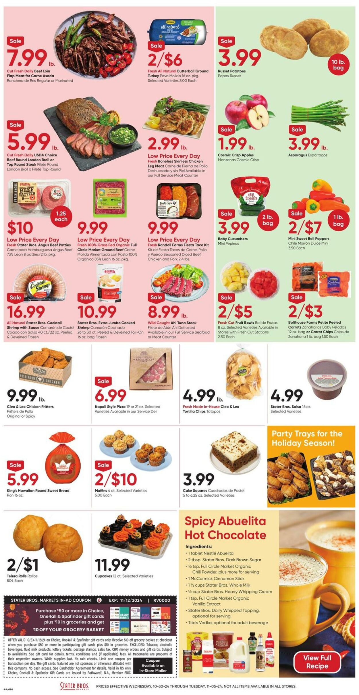 Weekly ad Stater Bros 10/30/2024 - 11/05/2024