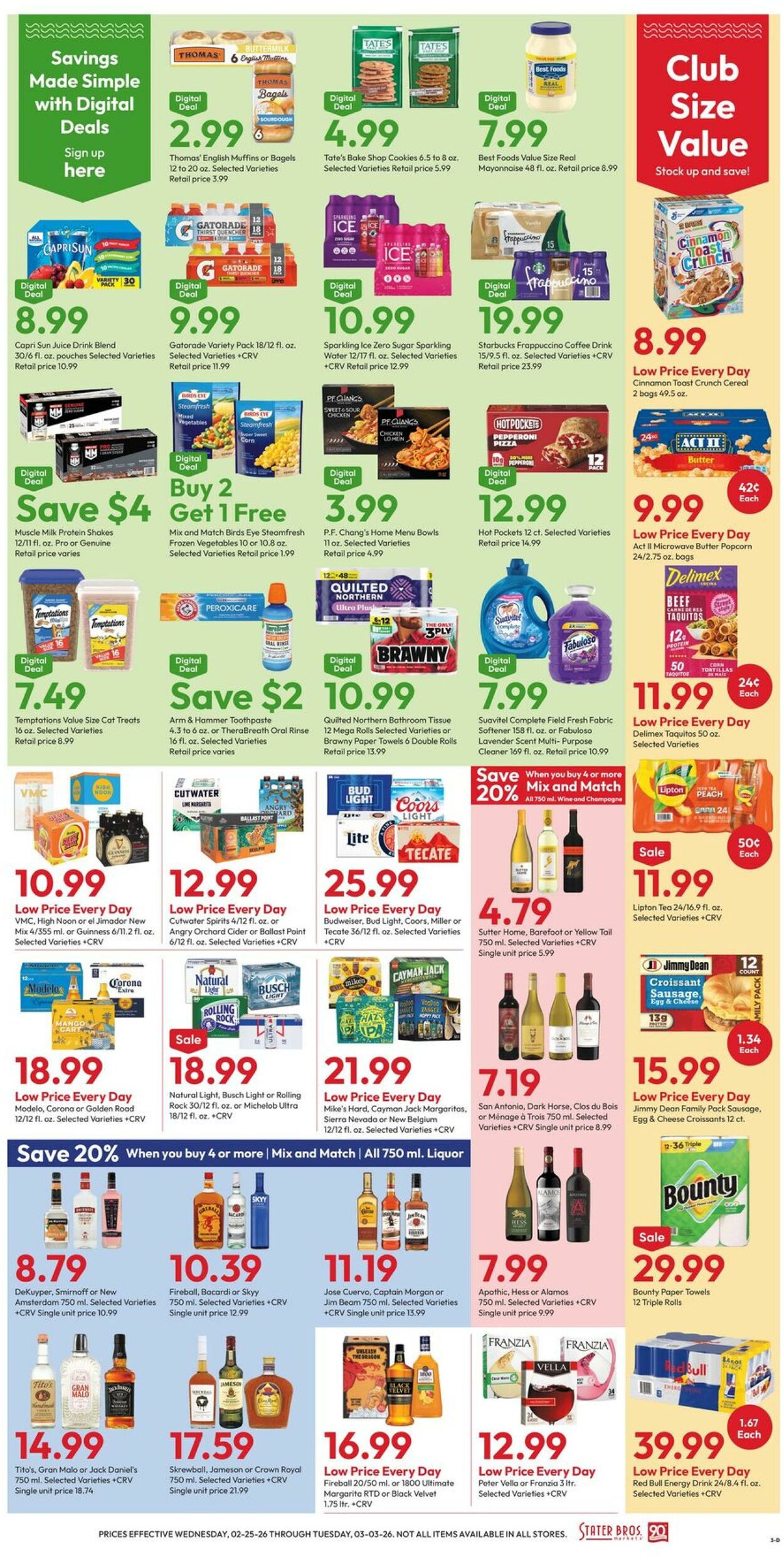 Weekly ad Stater Bros 02/25/2026 - 03/03/2026