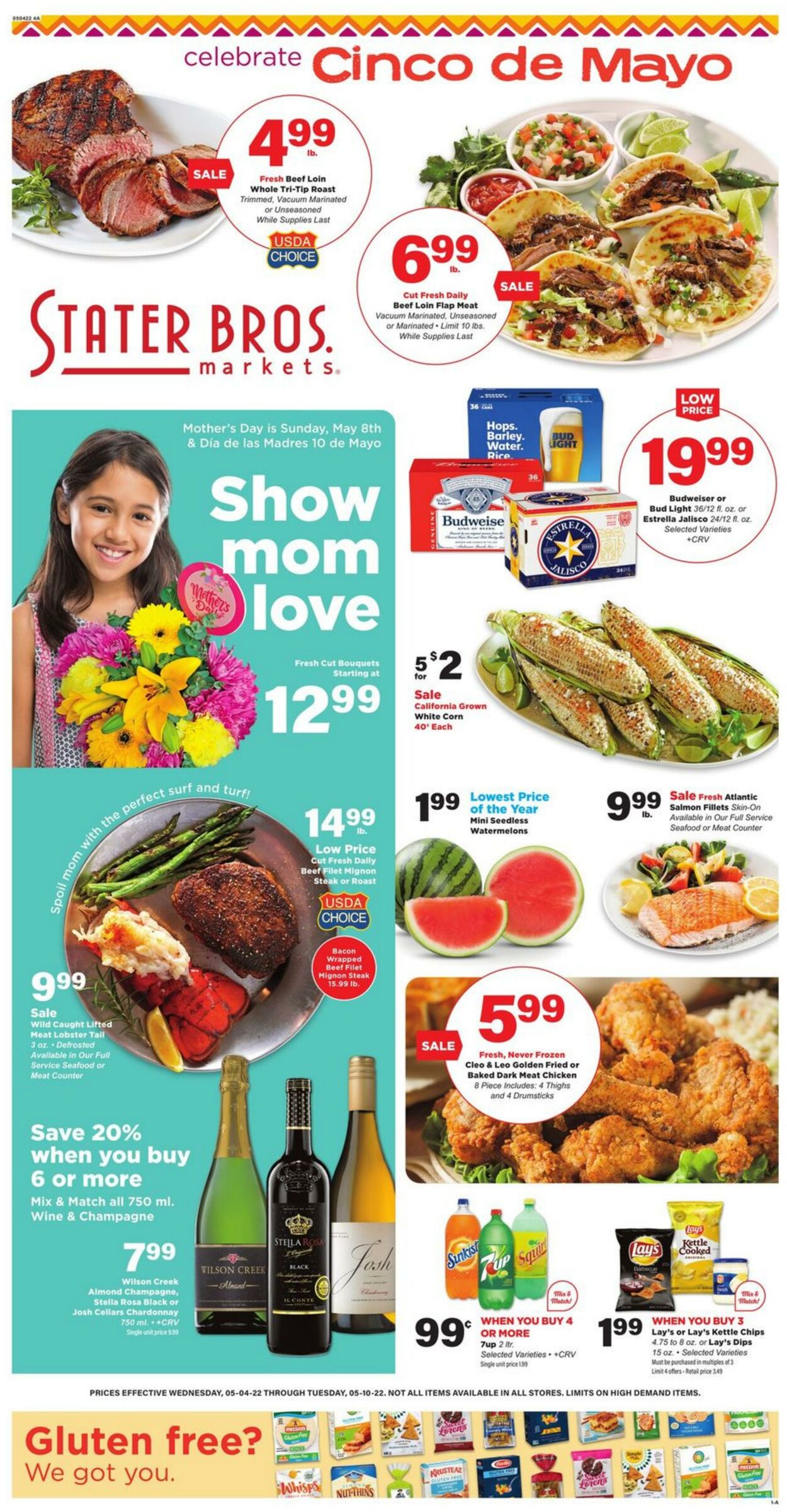Weekly ad Stater Bros 05/04/2022 - 05/10/2022