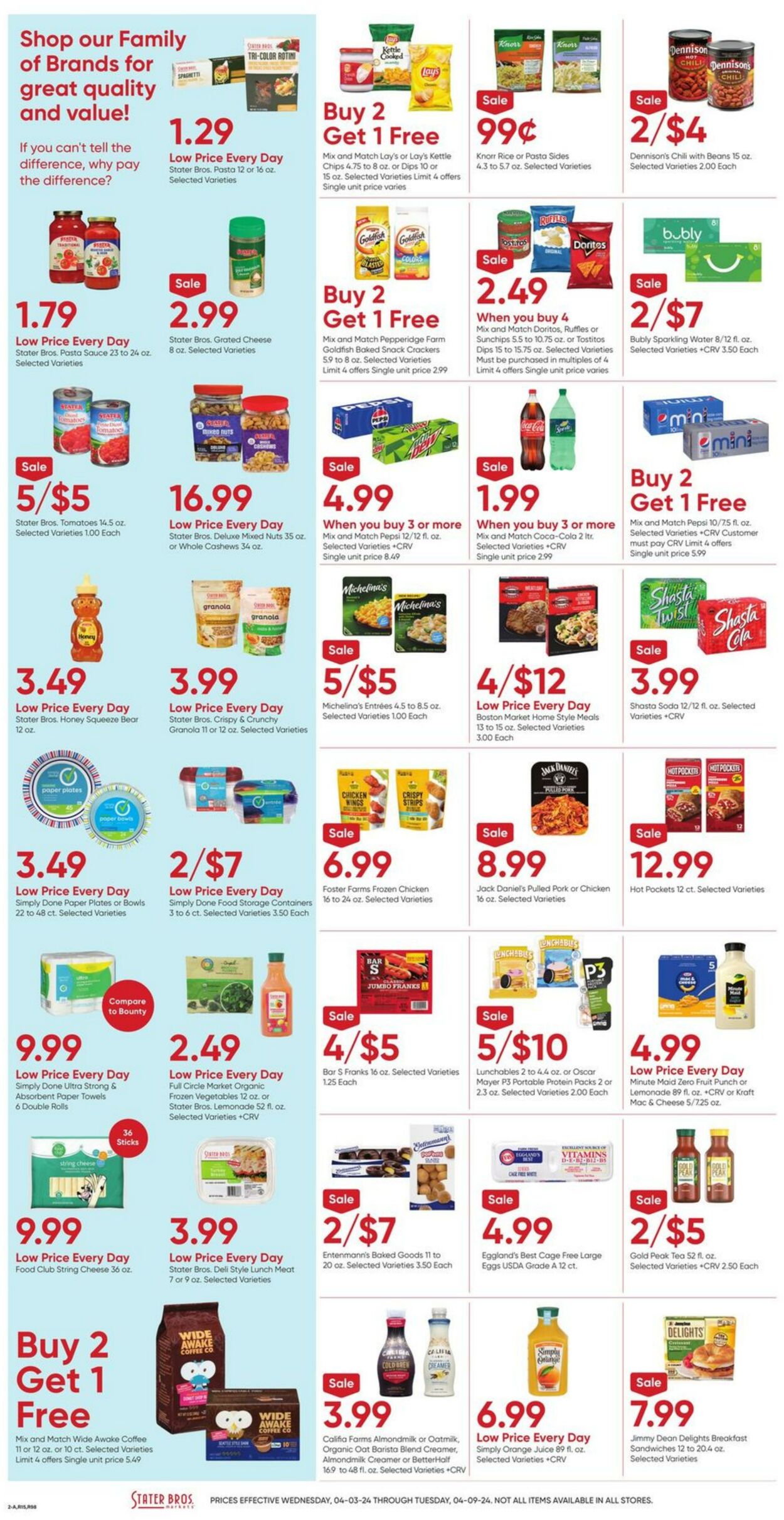 Weekly ad Stater Bros 04/03/2024 - 04/09/2024