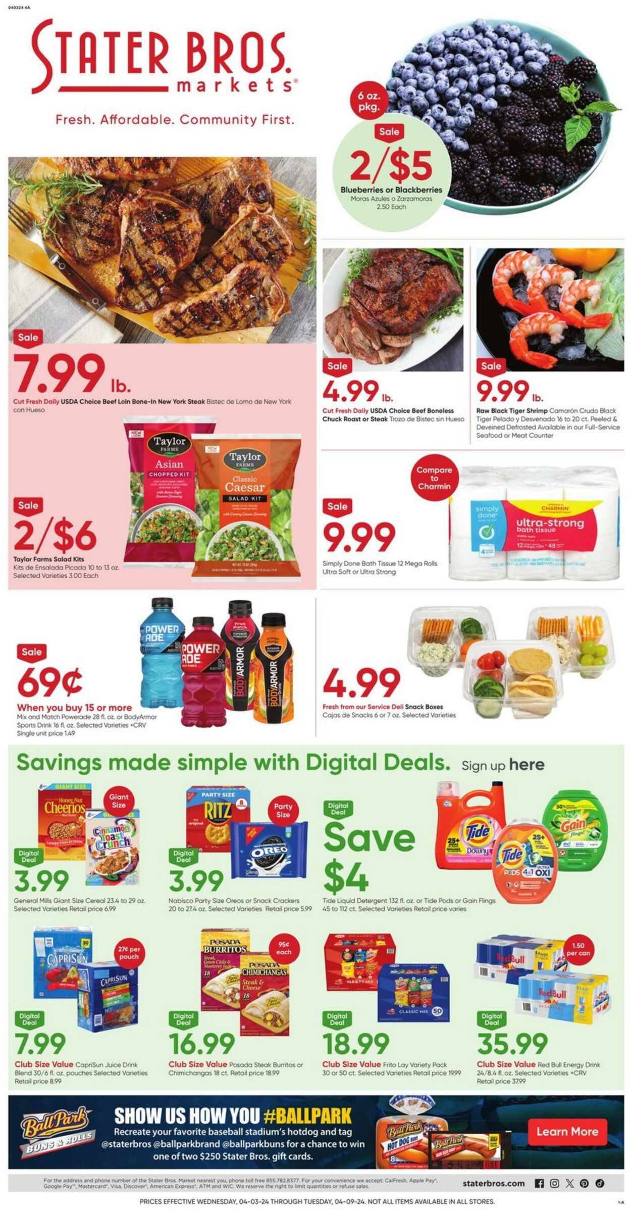 Weekly ad Stater Bros 04/03/2024 - 04/09/2024