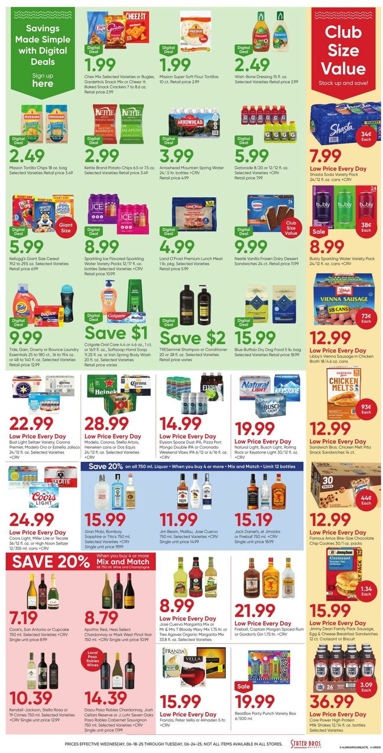 Weekly ad Stater Bros 06/18/2025 - 06/24/2025