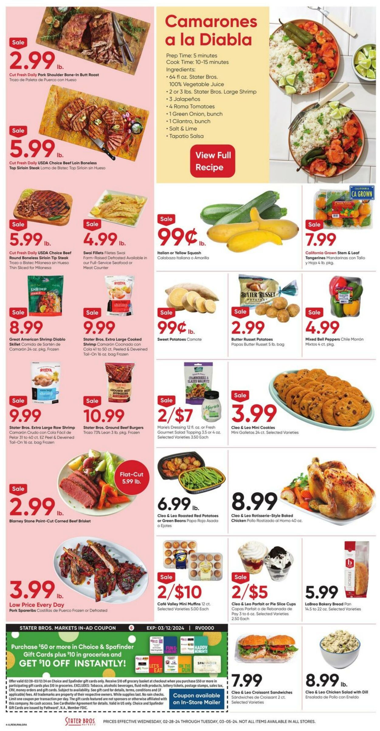 Weekly ad Stater Bros 02/28/2024 - 03/05/2024