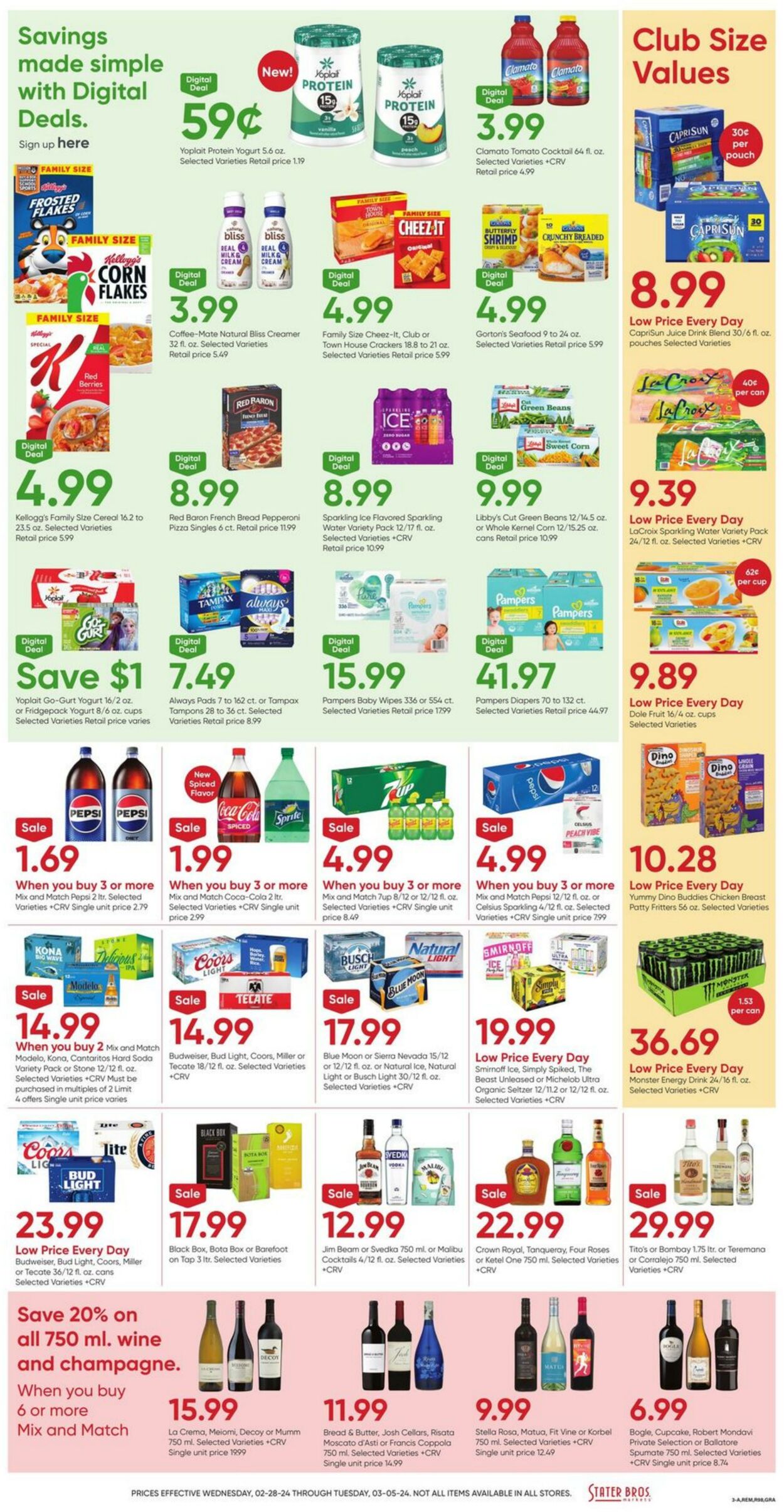 Weekly ad Stater Bros 02/28/2024 - 03/05/2024