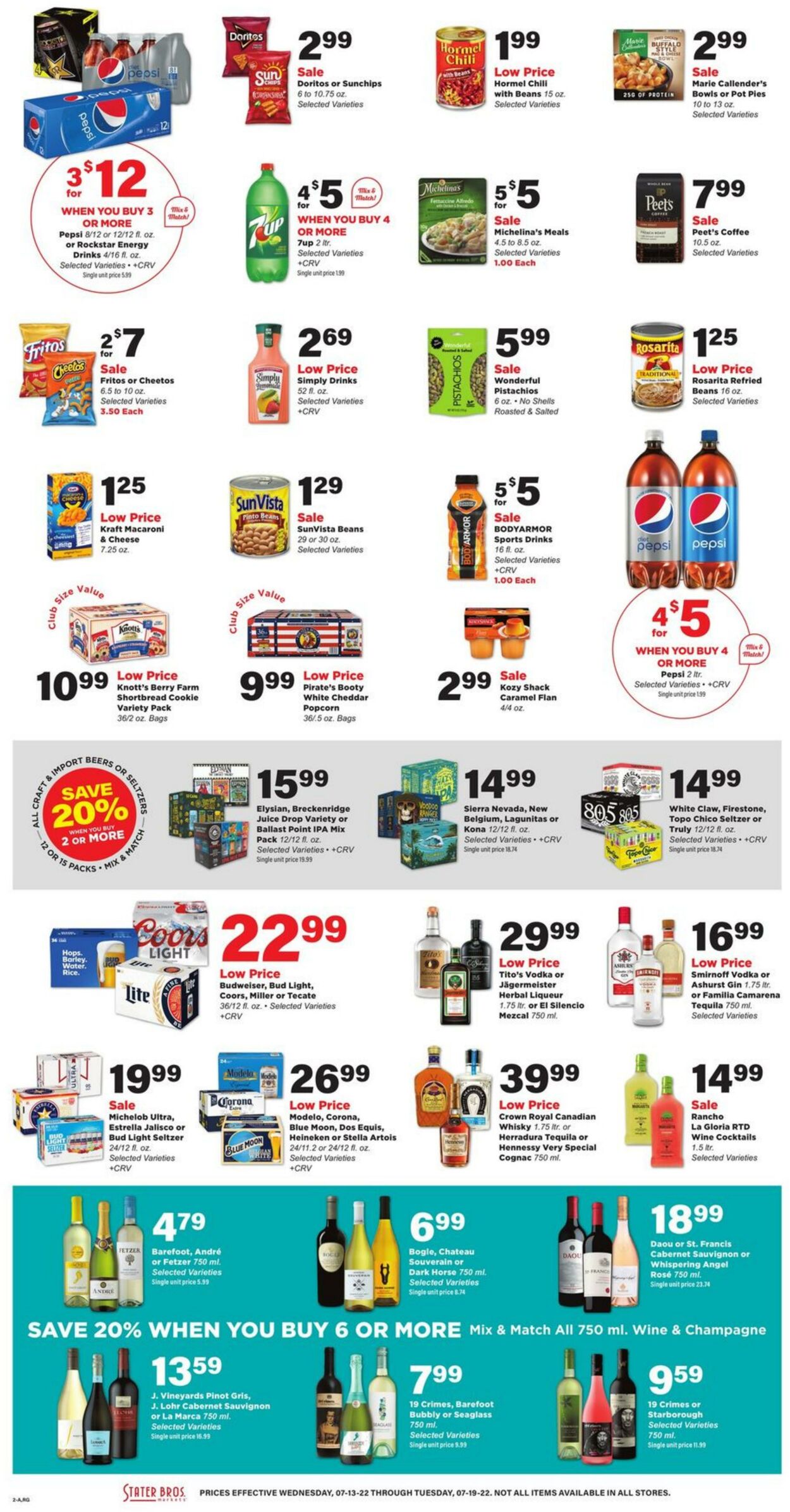 Weekly ad Stater Bros 07/13/2022 - 07/19/2022