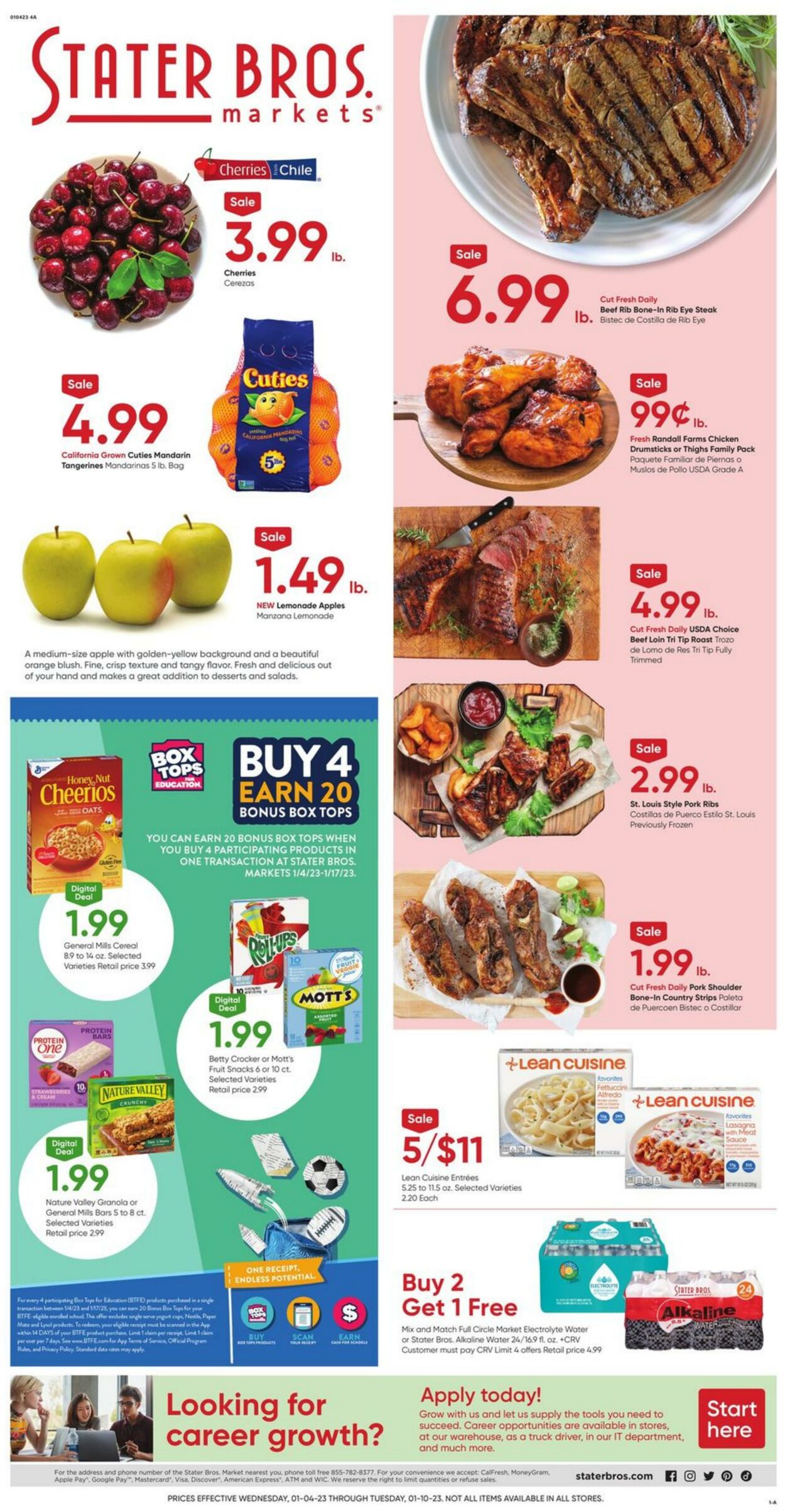 Weekly ad Stater Bros 01/04/2023 - 01/10/2023