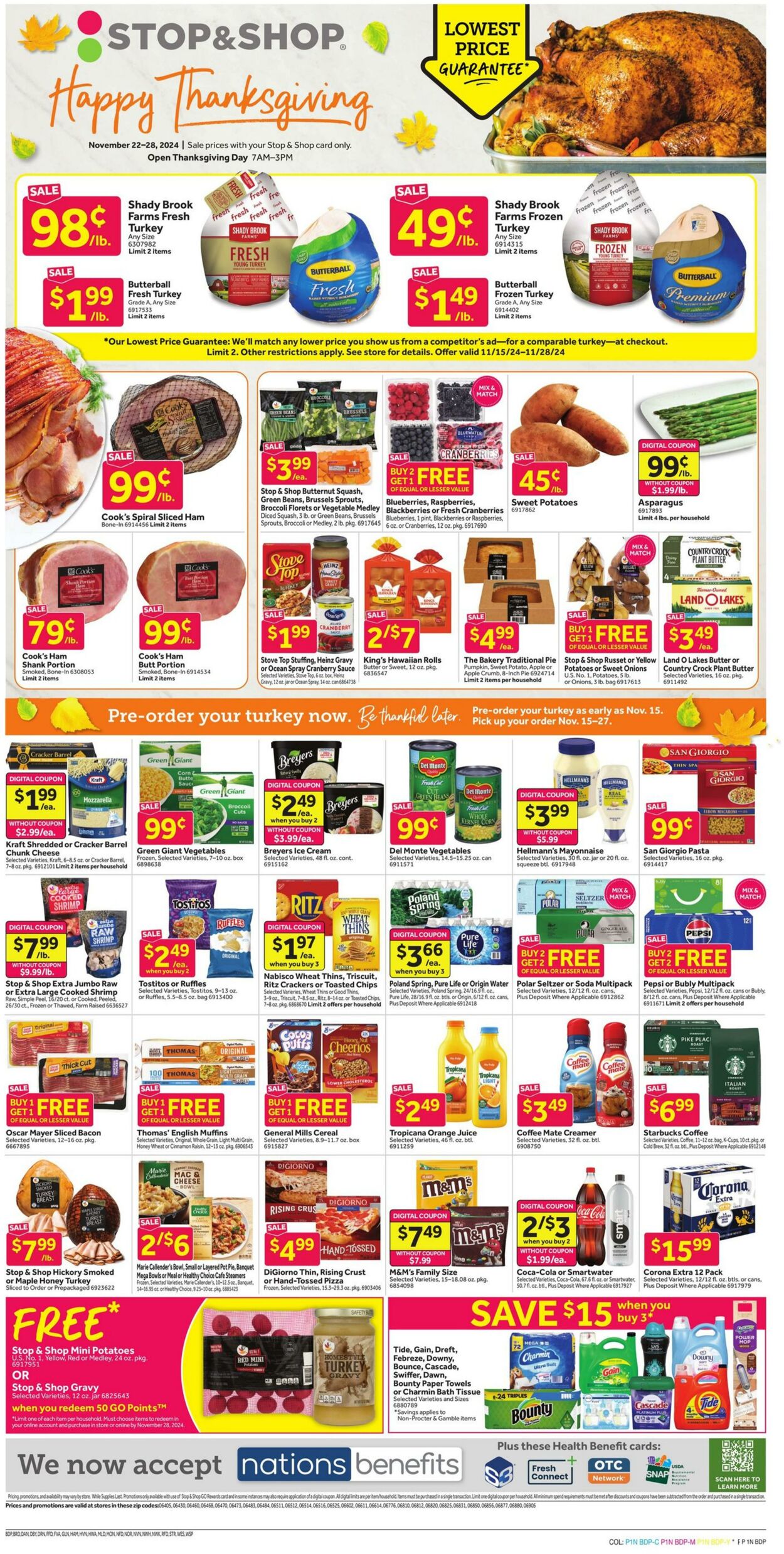 Weekly ad Stop & Shop 11/22/2024 - 11/28/2024