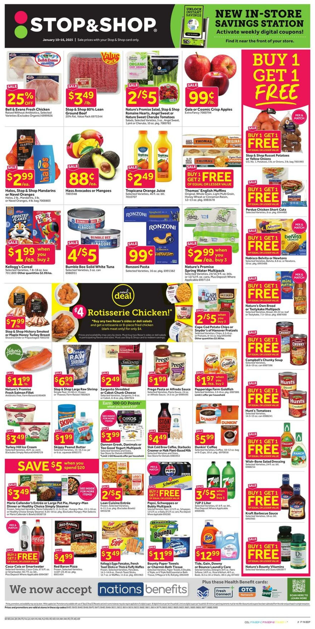 Weekly ad Stop & Shop 01/10/2025 - 01/16/2025