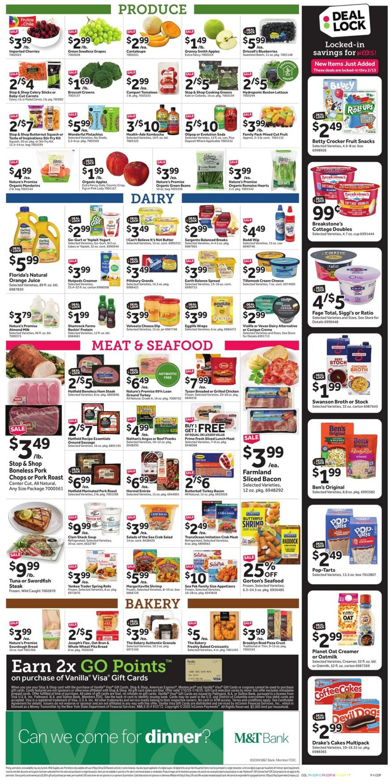 Weekly ad Stop & Shop 01/10/2025 - 01/16/2025