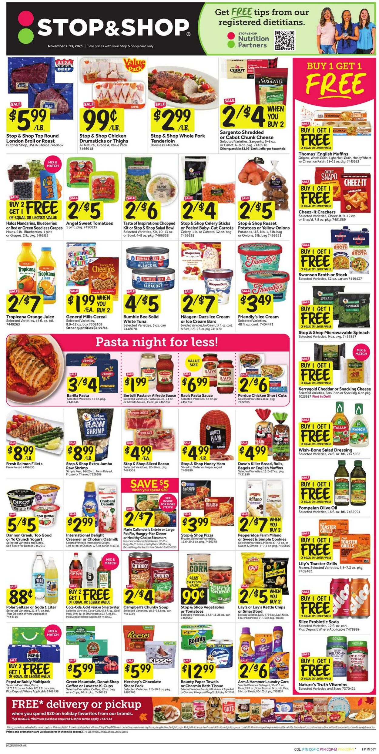 Weekly ad Stop & Shop 11/07/2025 - 11/13/2025