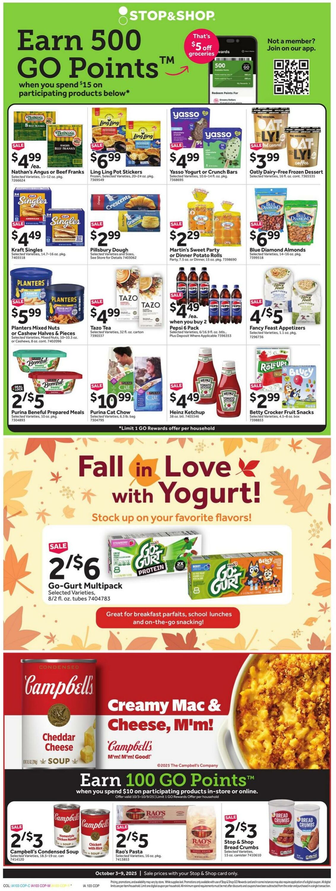 Weekly ad Stop & Shop 10/03/2025 - 10/09/2025