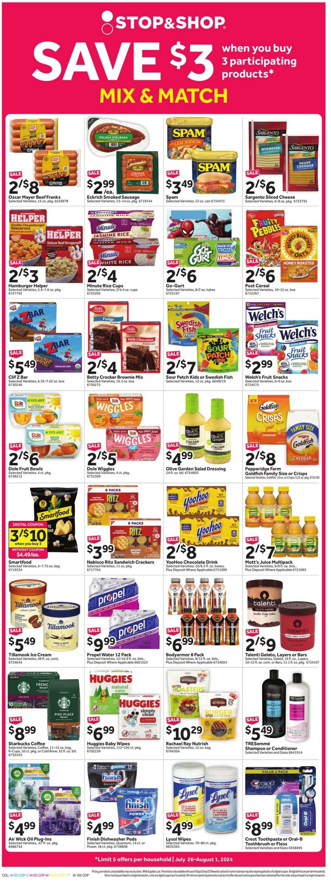 Weekly ad Stop & Shop 07/26/2024 - 08/01/2024