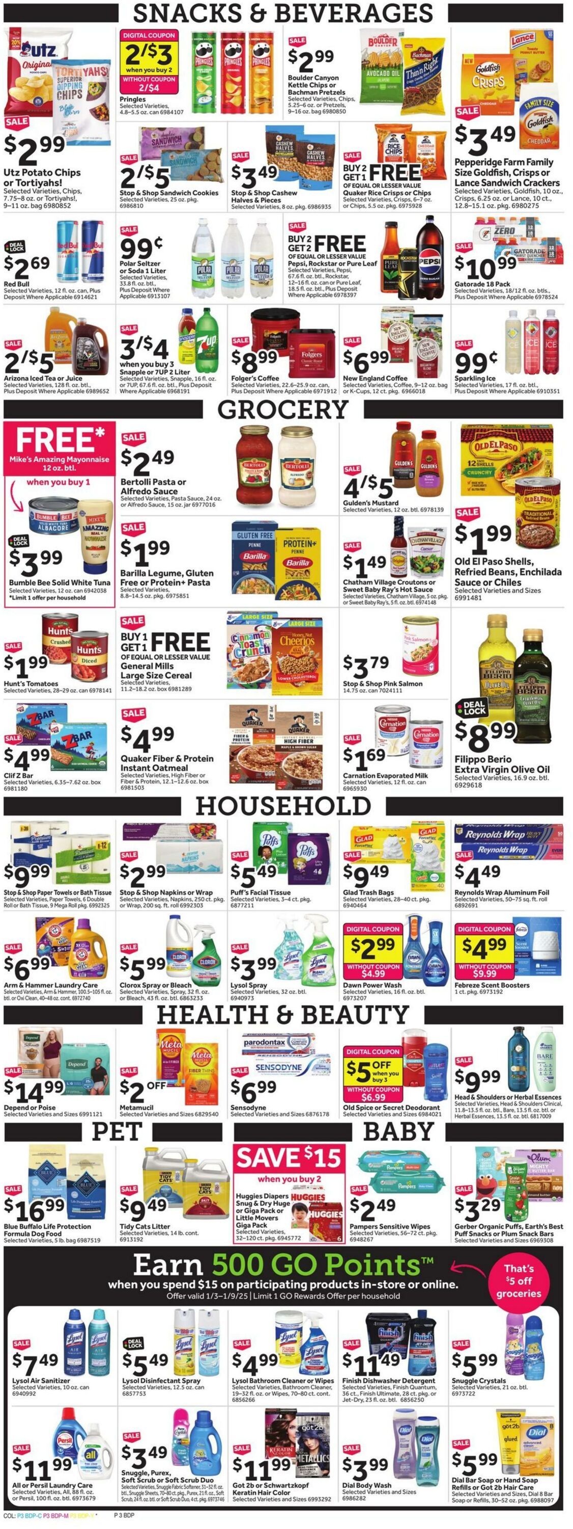 Weekly ad Stop & Shop 01/03/2025 - 01/09/2025