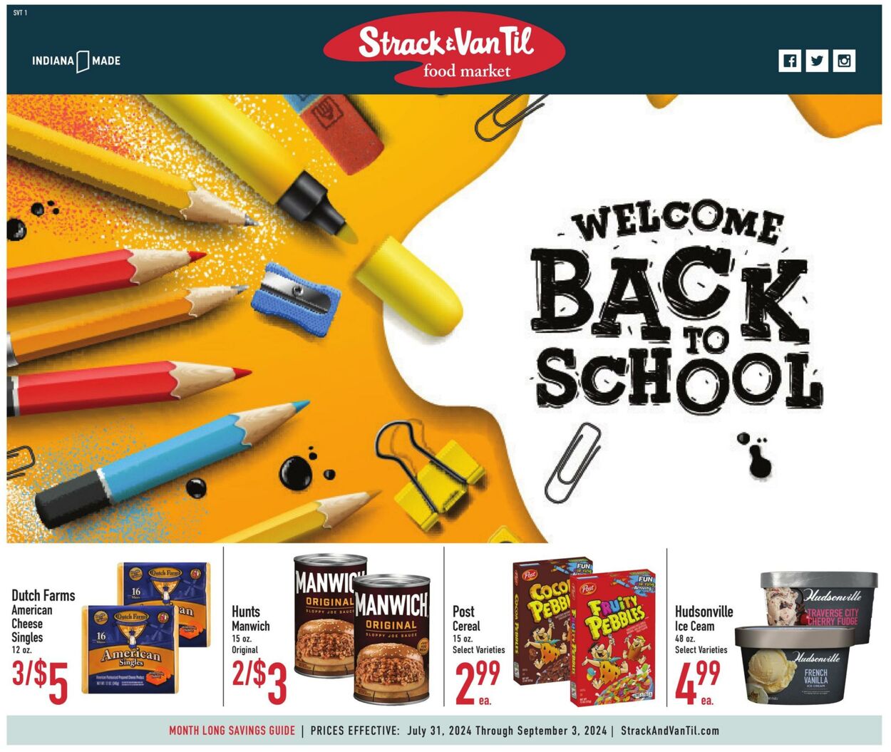 Weekly ad Strack & Van Til 07/31/2024 - 09/03/2024