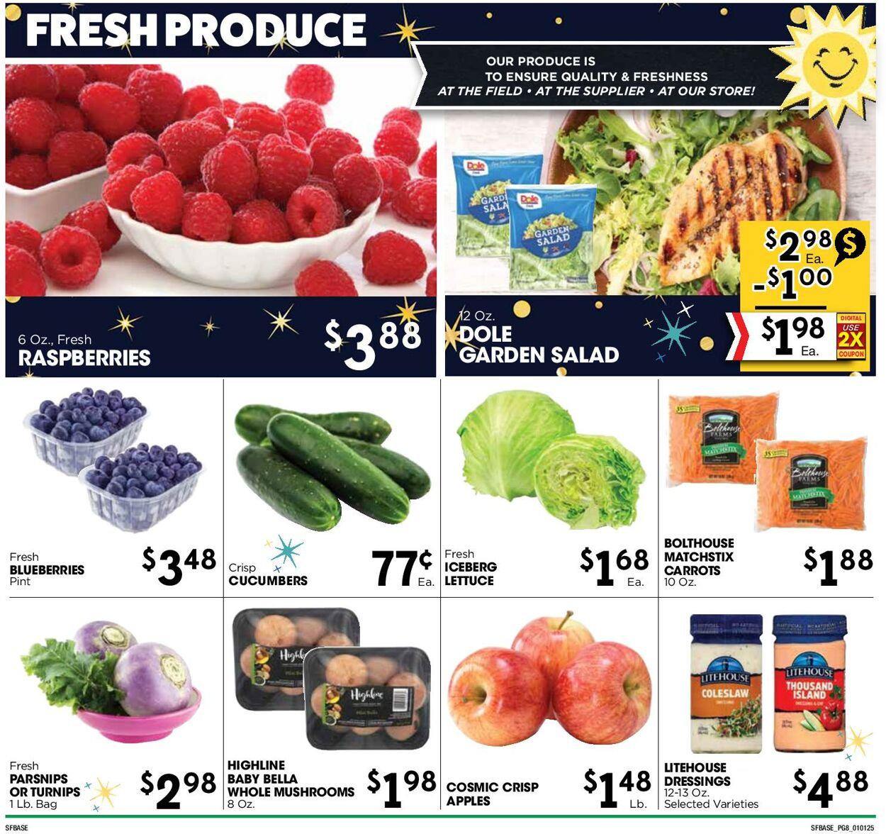 Weekly ad Sunshine Foods 01/01/2025 - 01/07/2025