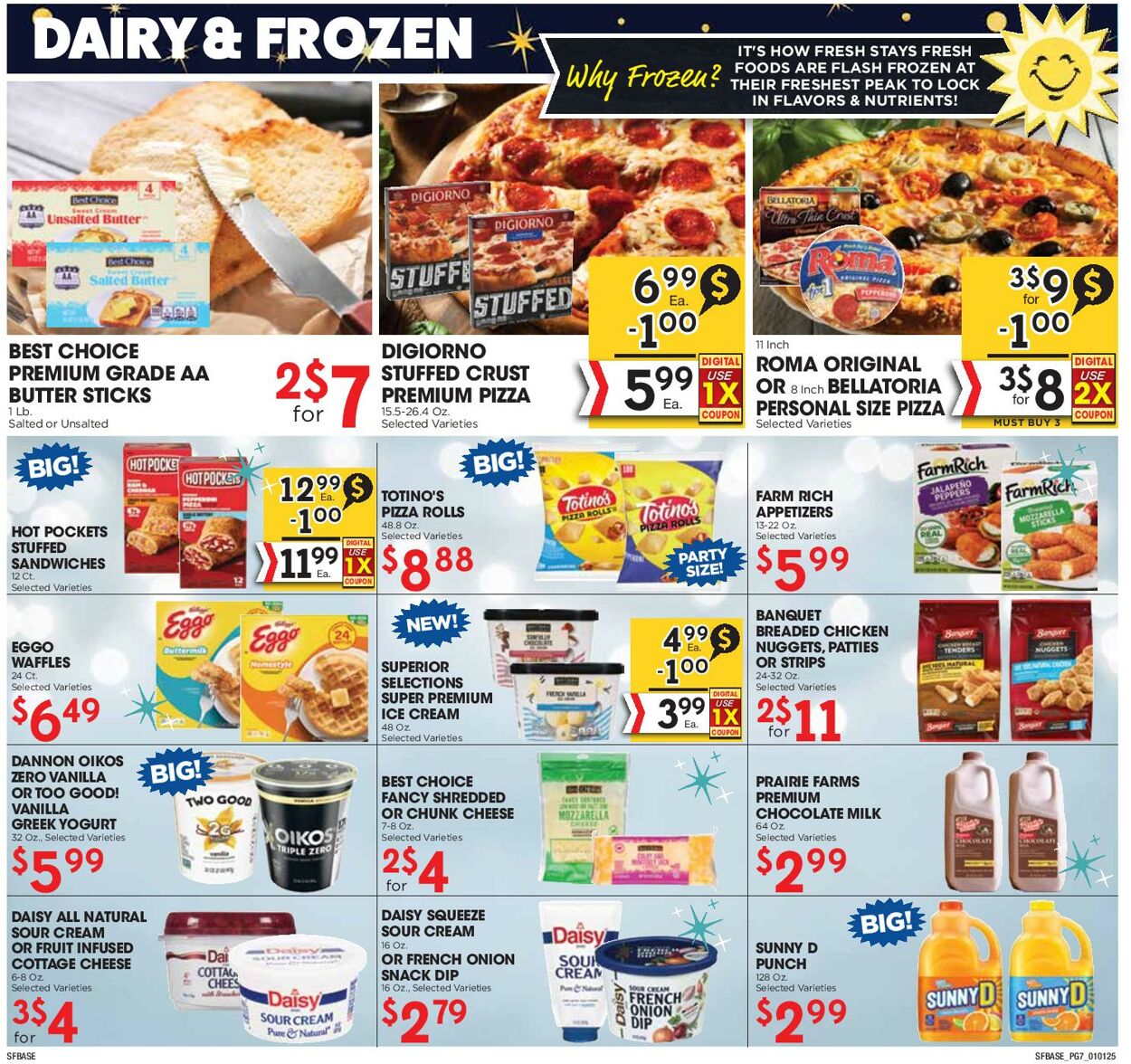 Weekly ad Sunshine Foods 01/01/2025 - 01/07/2025