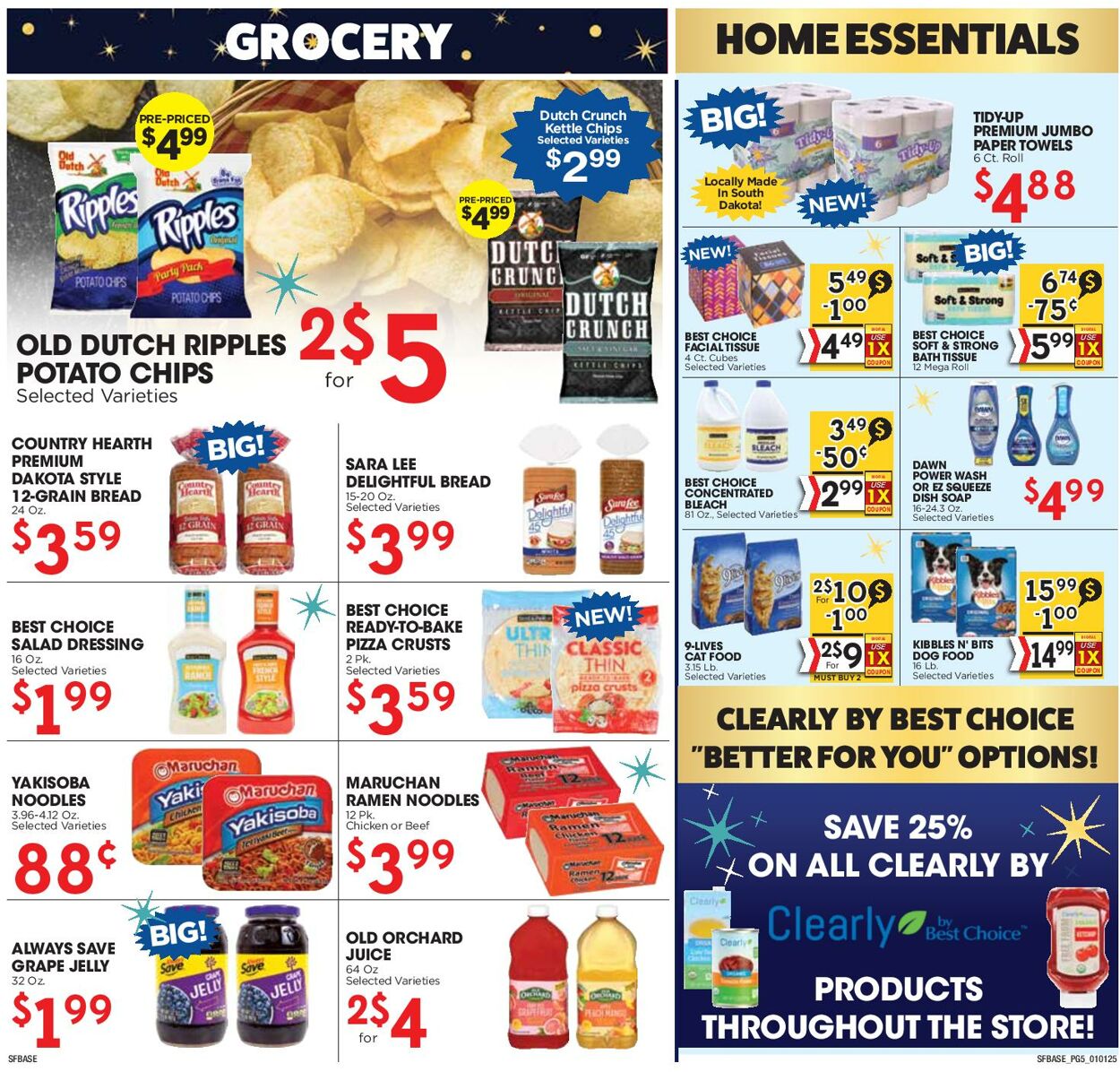 Weekly ad Sunshine Foods 01/01/2025 - 01/07/2025