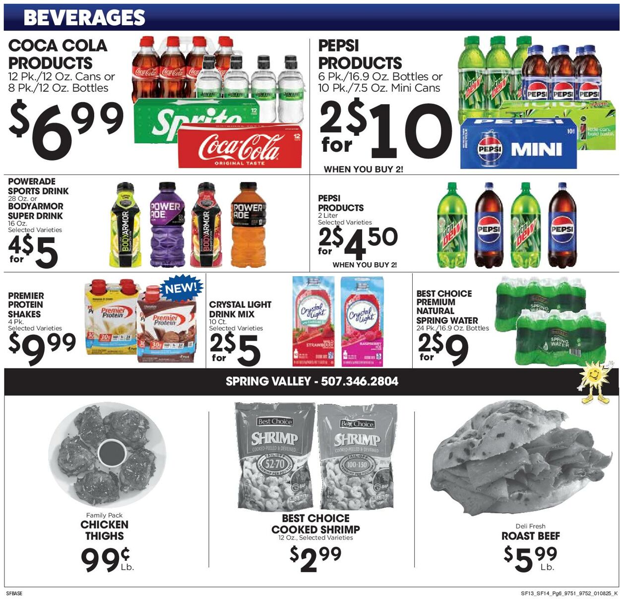 Weekly ad Sunshine Foods 01/08/2025 - 01/14/2025