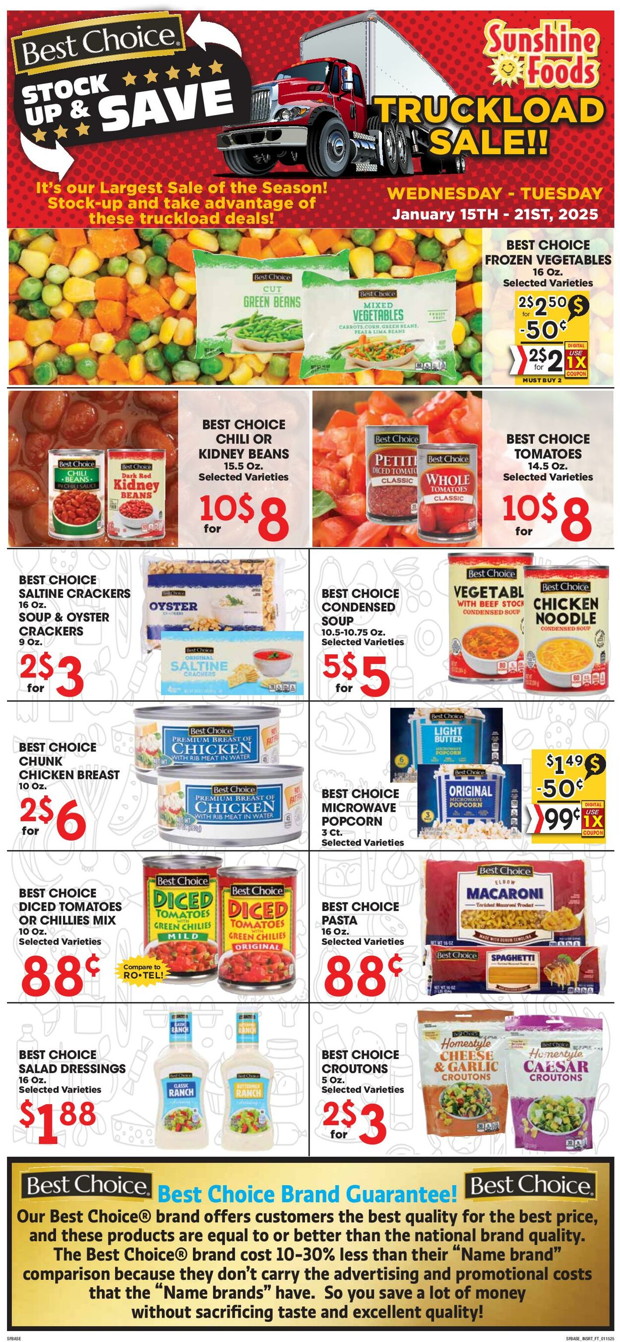 Weekly ad Sunshine Foods 01/15/2025 - 01/21/2025