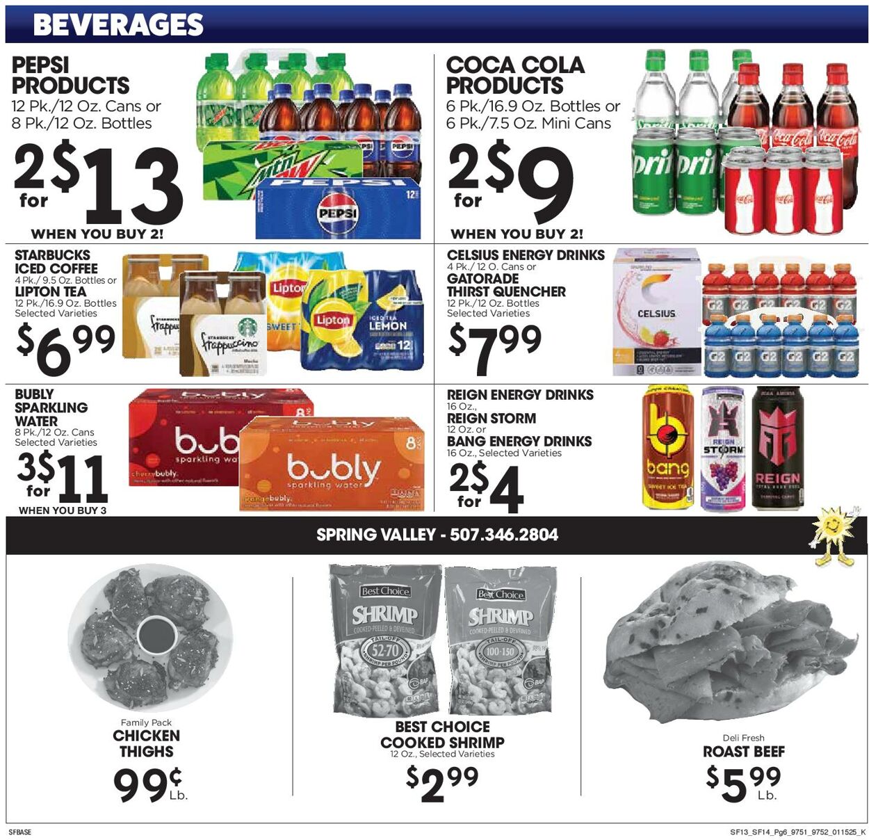 Weekly ad Sunshine Foods 01/15/2025 - 01/21/2025