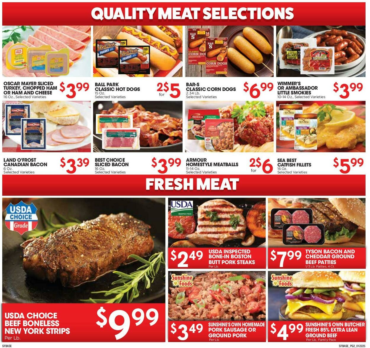 Weekly ad Sunshine Foods 01/22/2025 - 01/28/2025