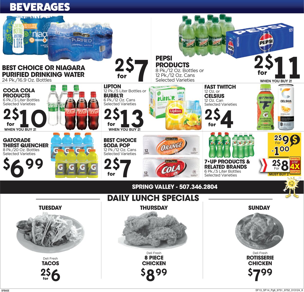Weekly ad Sunshine Foods 01/31/2024 - 02/06/2024