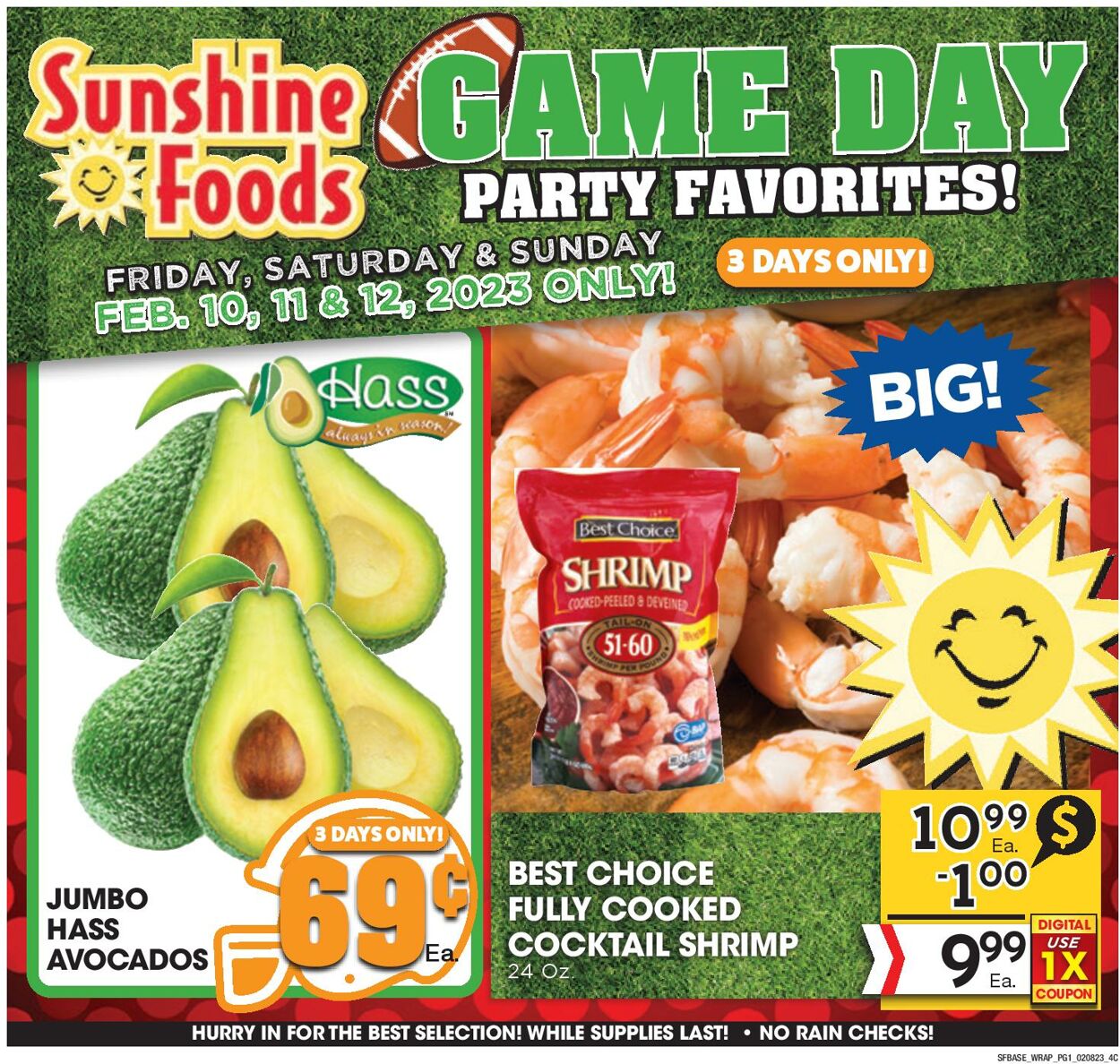 Weekly ad Sunshine Foods 02/08/2023 - 02/14/2023