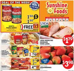 Weekly ad Sunshine Foods 10/02/2024 - 10/08/2024