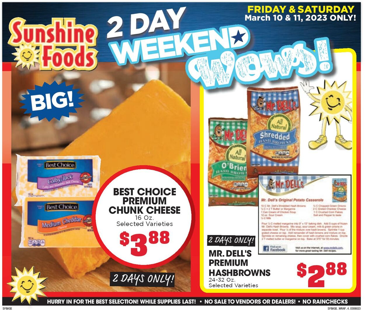 Weekly ad Sunshine Foods 03/08/2023 - 03/14/2023