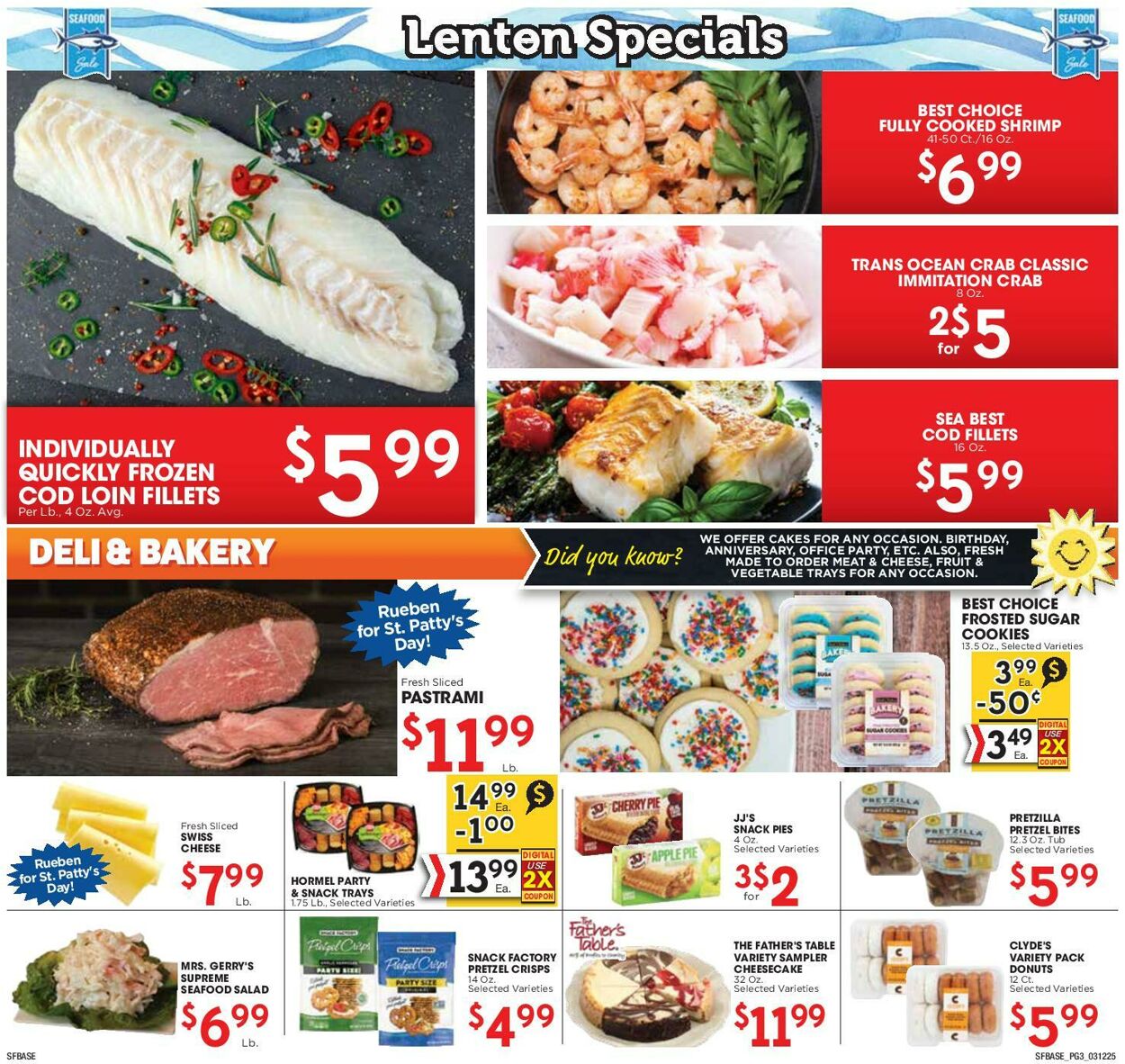 Weekly ad Sunshine Foods 03/12/2025 - 03/18/2025