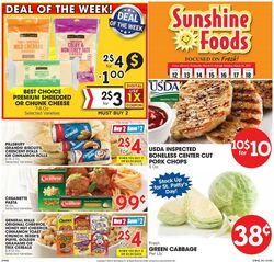 Weekly ad Sunshine Foods 10/02/2024 - 10/08/2024