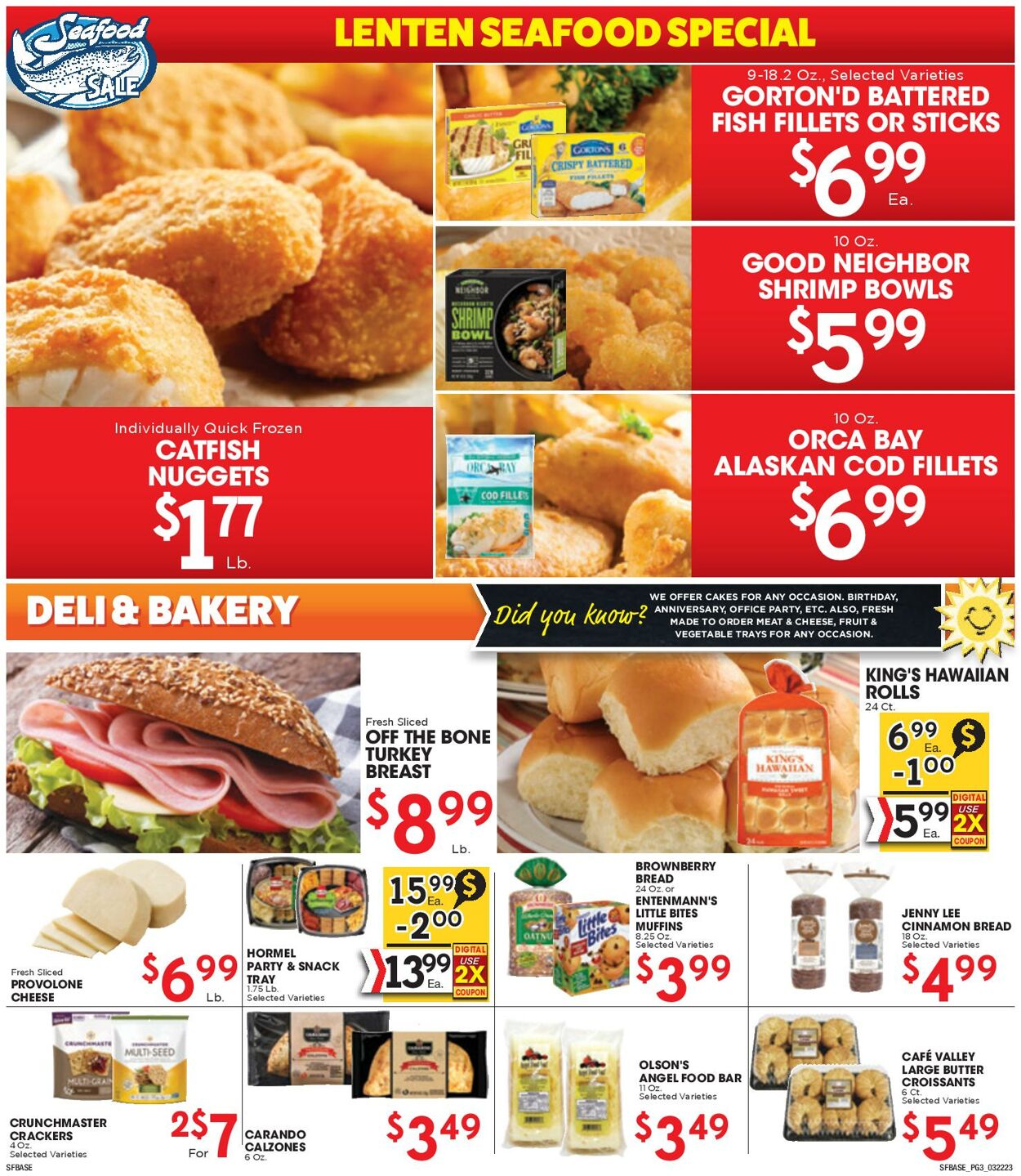 Weekly ad Sunshine Foods 03/22/2023 - 03/28/2023