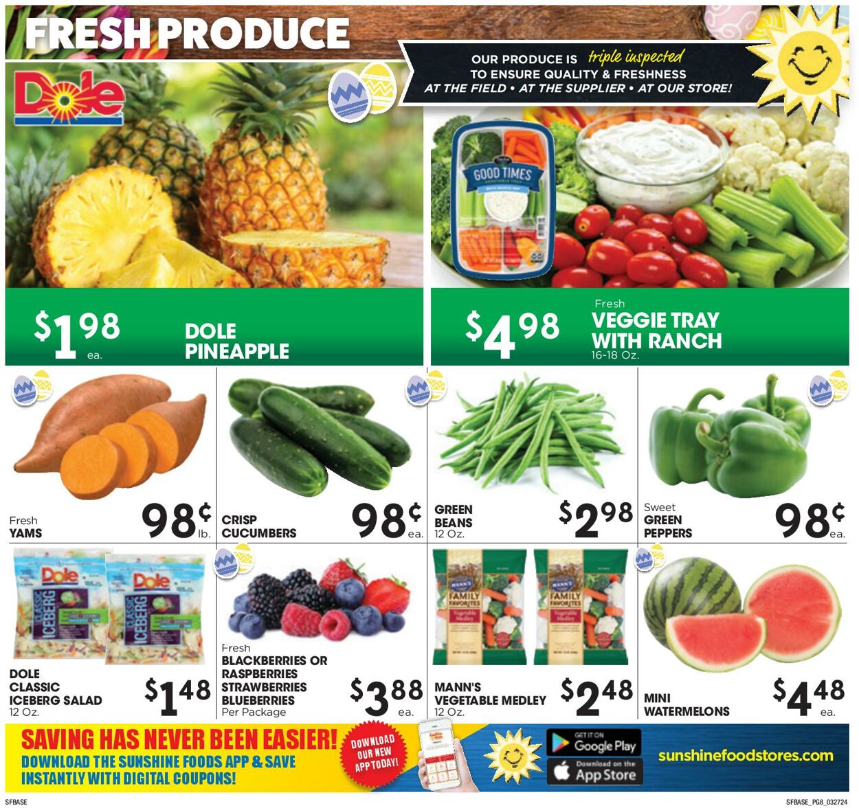 Weekly ad Sunshine Foods 03/27/2024 - 04/02/2024