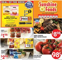 Weekly ad Sunshine Foods 05/01/2024 - 05/07/2024