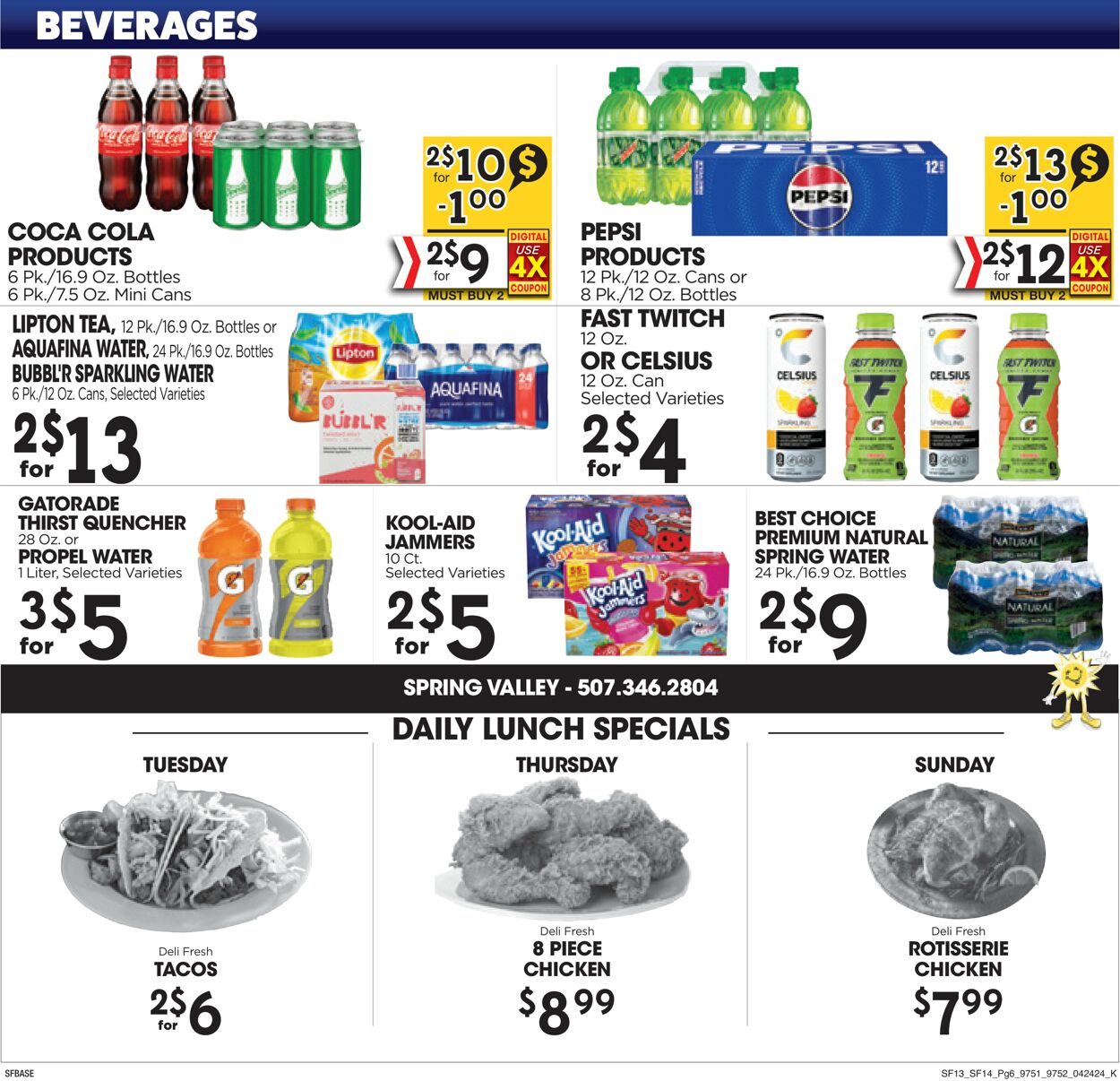 Weekly ad Sunshine Foods 04/24/2024 - 04/30/2024