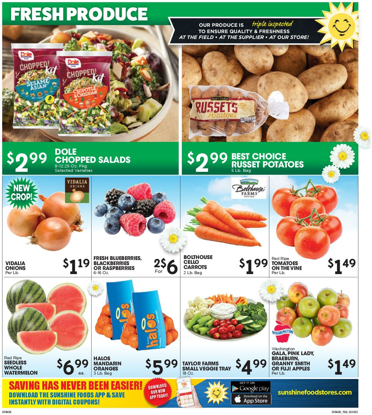 Weekly ad Sunshine Foods 05/10/2023 - 05/16/2023