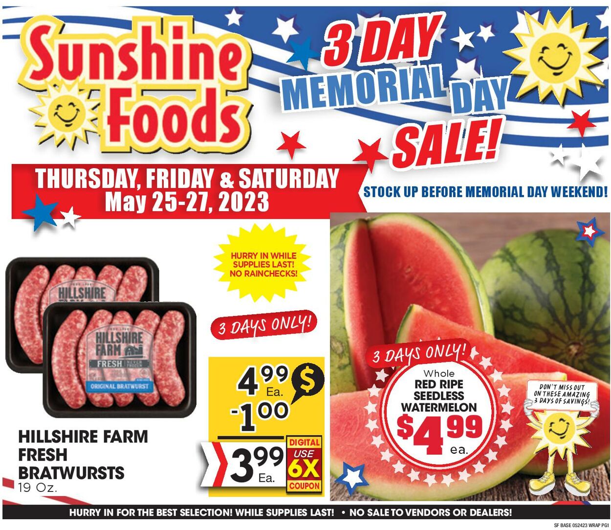Weekly ad Sunshine Foods 05/24/2023 - 05/30/2023
