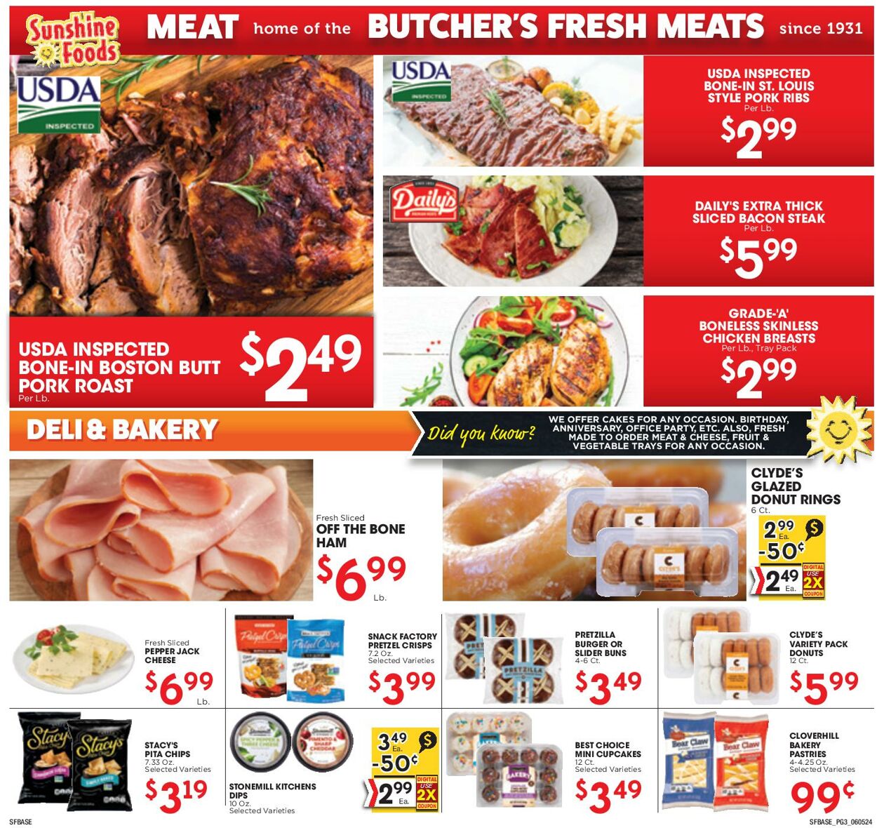 Weekly ad Sunshine Foods 06/05/2024 - 06/11/2024