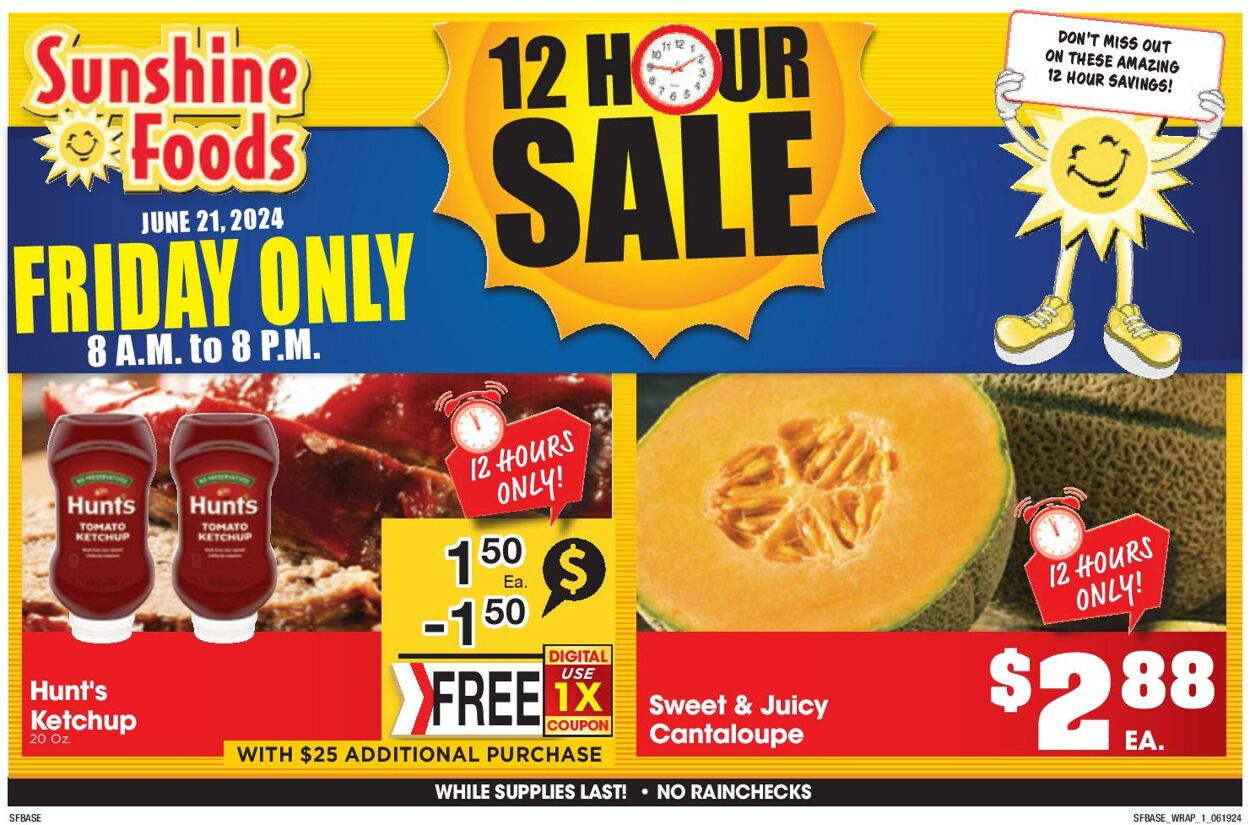 Weekly ad Sunshine Foods 06/19/2024 - 06/25/2024