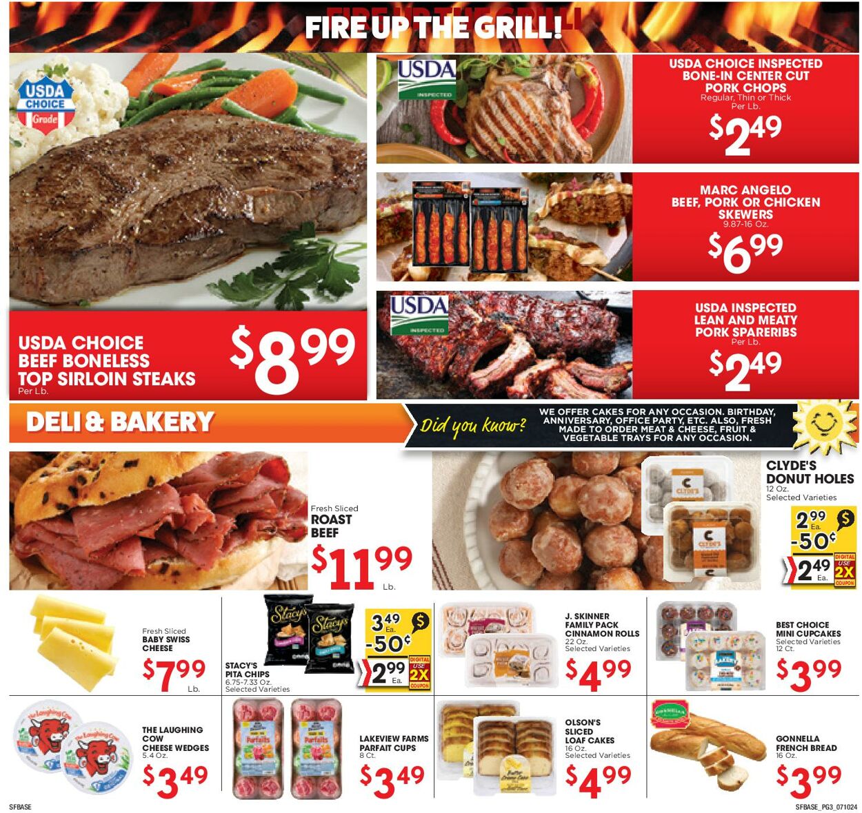 Weekly ad Sunshine Foods 07/10/2024 - 07/16/2024