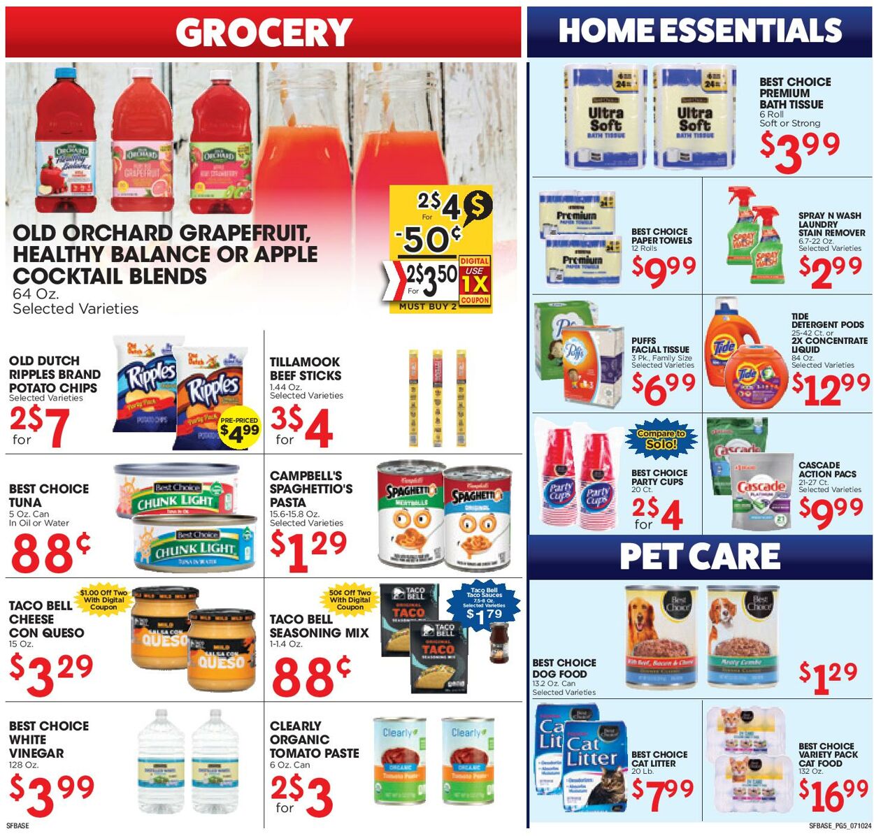 Weekly ad Sunshine Foods 07/10/2024 - 07/16/2024