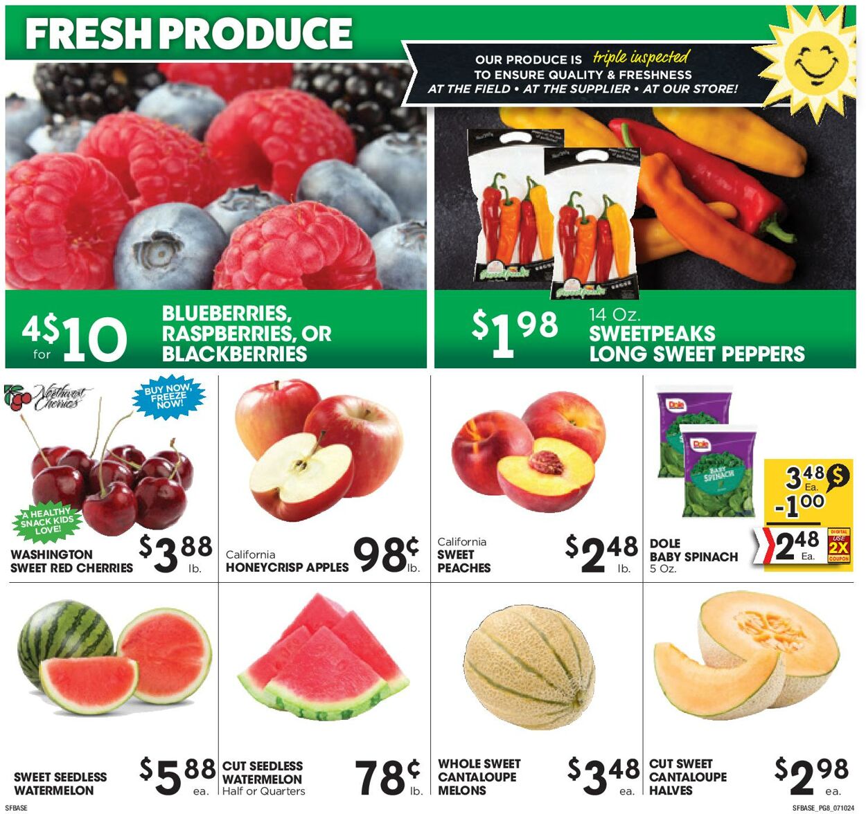 Weekly ad Sunshine Foods 07/10/2024 - 07/16/2024