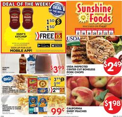 Weekly ad Sunshine Foods 07/17/2024 - 07/23/2024