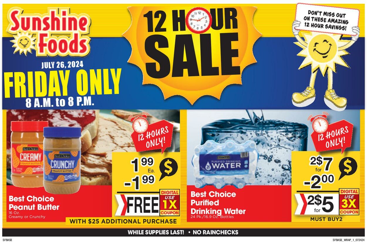 Weekly ad Sunshine Foods 07/24/2024 - 07/30/2024