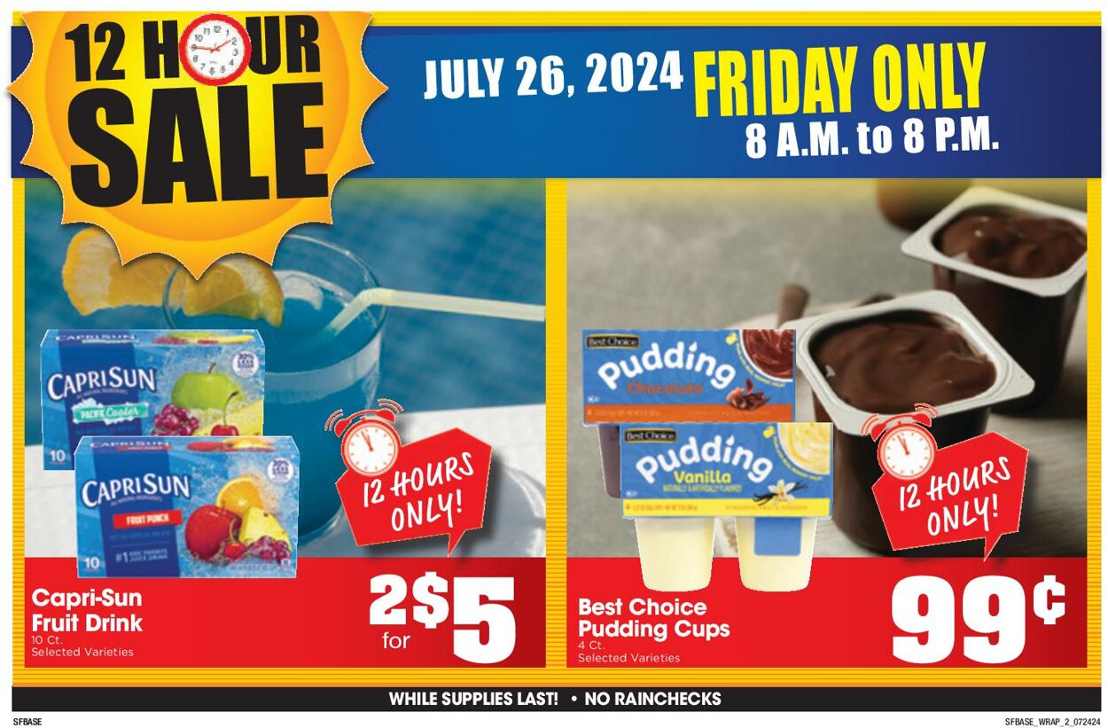 Weekly ad Sunshine Foods 07/24/2024 - 07/30/2024