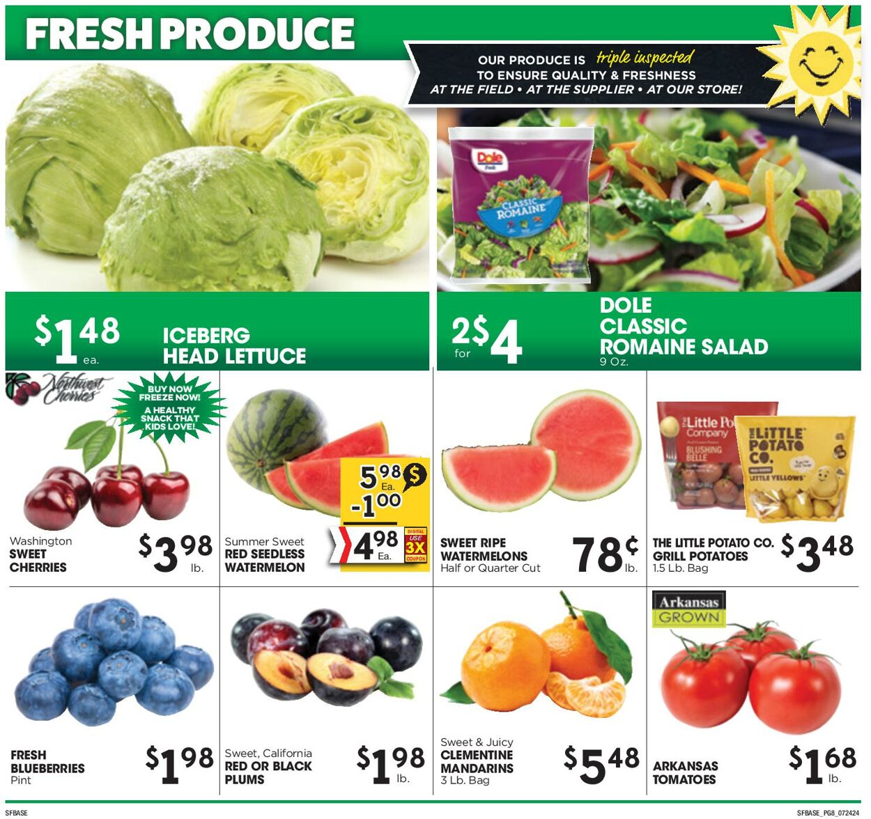 Weekly ad Sunshine Foods 07/24/2024 - 07/30/2024