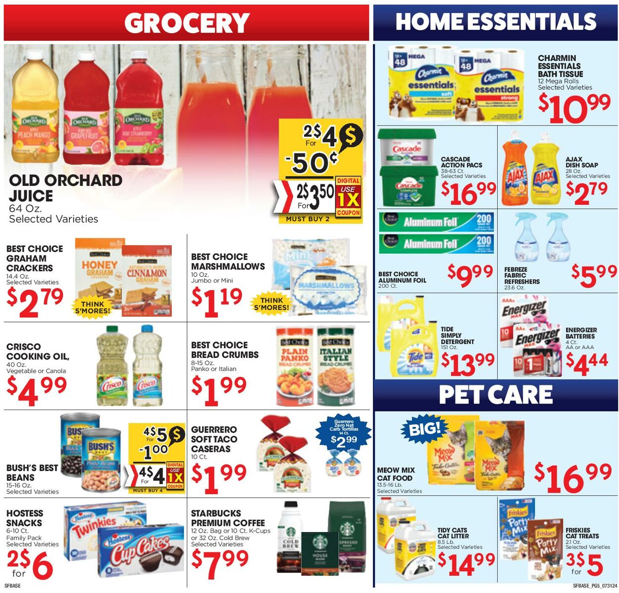 Weekly ad Sunshine Foods 07/31/2024 - 08/06/2024